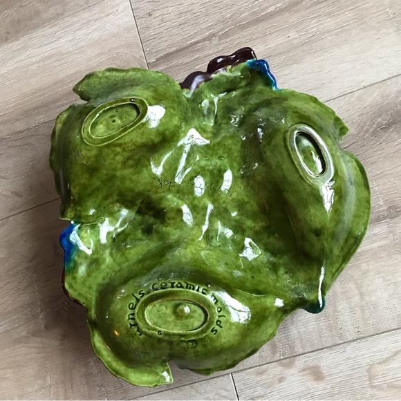 Vintage Arnels Ceramic Molds grape divided antipasto dish , candy bowl catch all - Picture 3 of 5